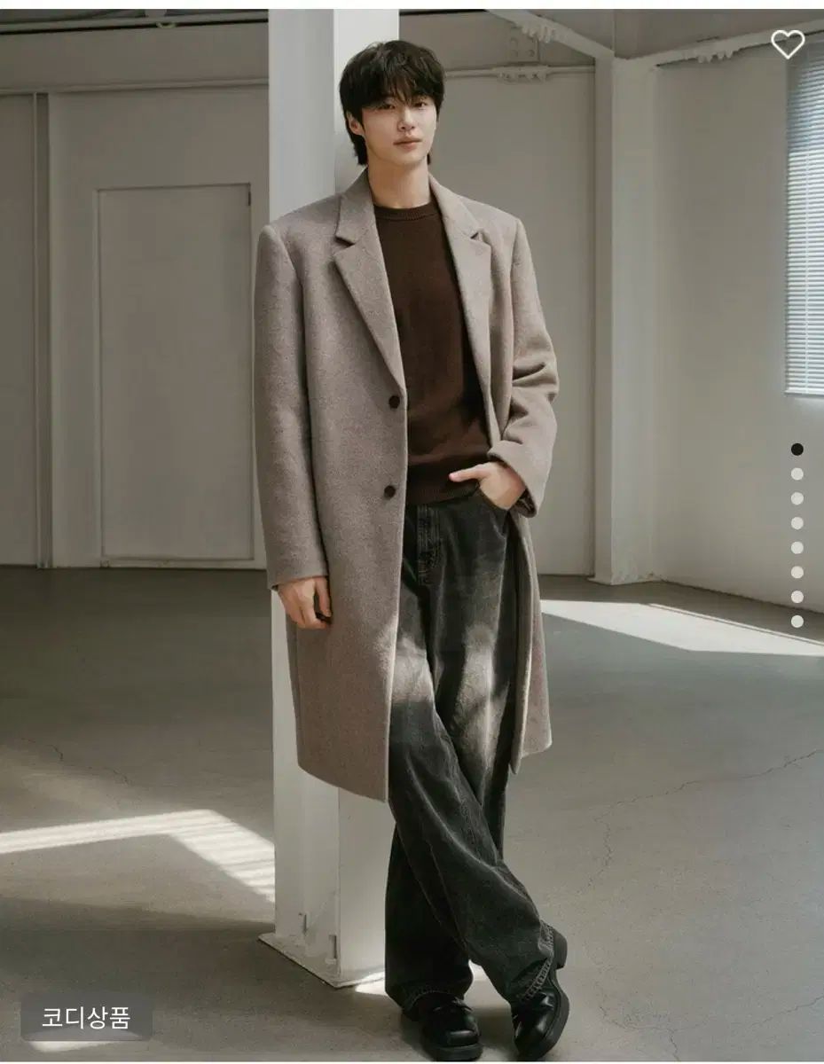 GIORDANO ジョルダーノ ビョンウソク Byeon Wooseok ウールカシミア Single コート