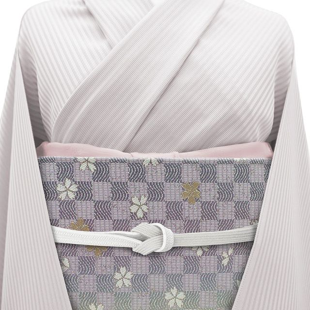 袋帯 未使用 フォーマル 正絹 京都 西陣 金糸 ラメ糸 薄紫 黄緑 白 ぼかし 市松 桜 美しいデザイン 新古品 仕立て上がり みやがわ sb54758 新古品】 袋帯 未使用 フォーマル 正絹 京都 西陣 金糸 ラメ糸 薄紫 黄