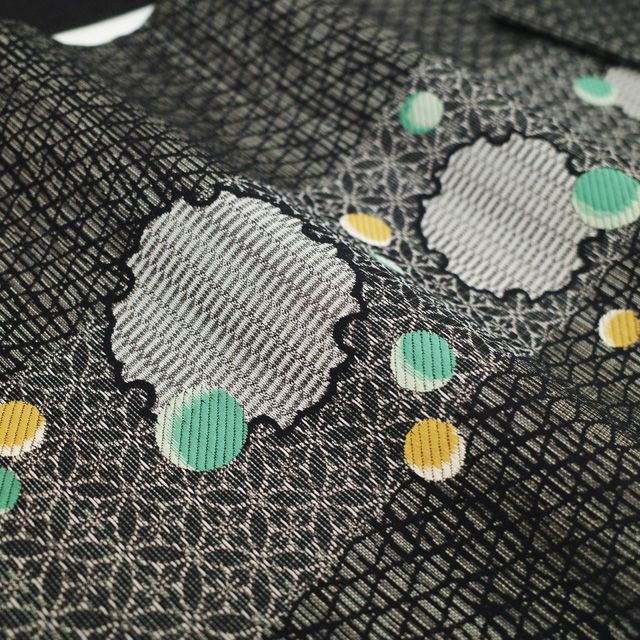 中古】 袋帯 リサイクル 本場筑前博多織 福絖織物 正絹 博多織 泥染