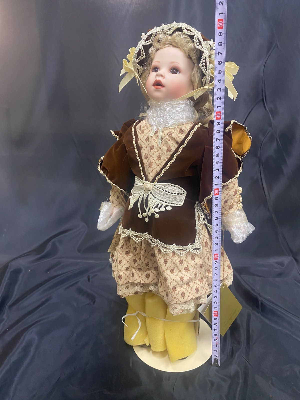 ?【極美品・箱入り長期保管品】Franklin Heirloom Dolls ビスクドール 