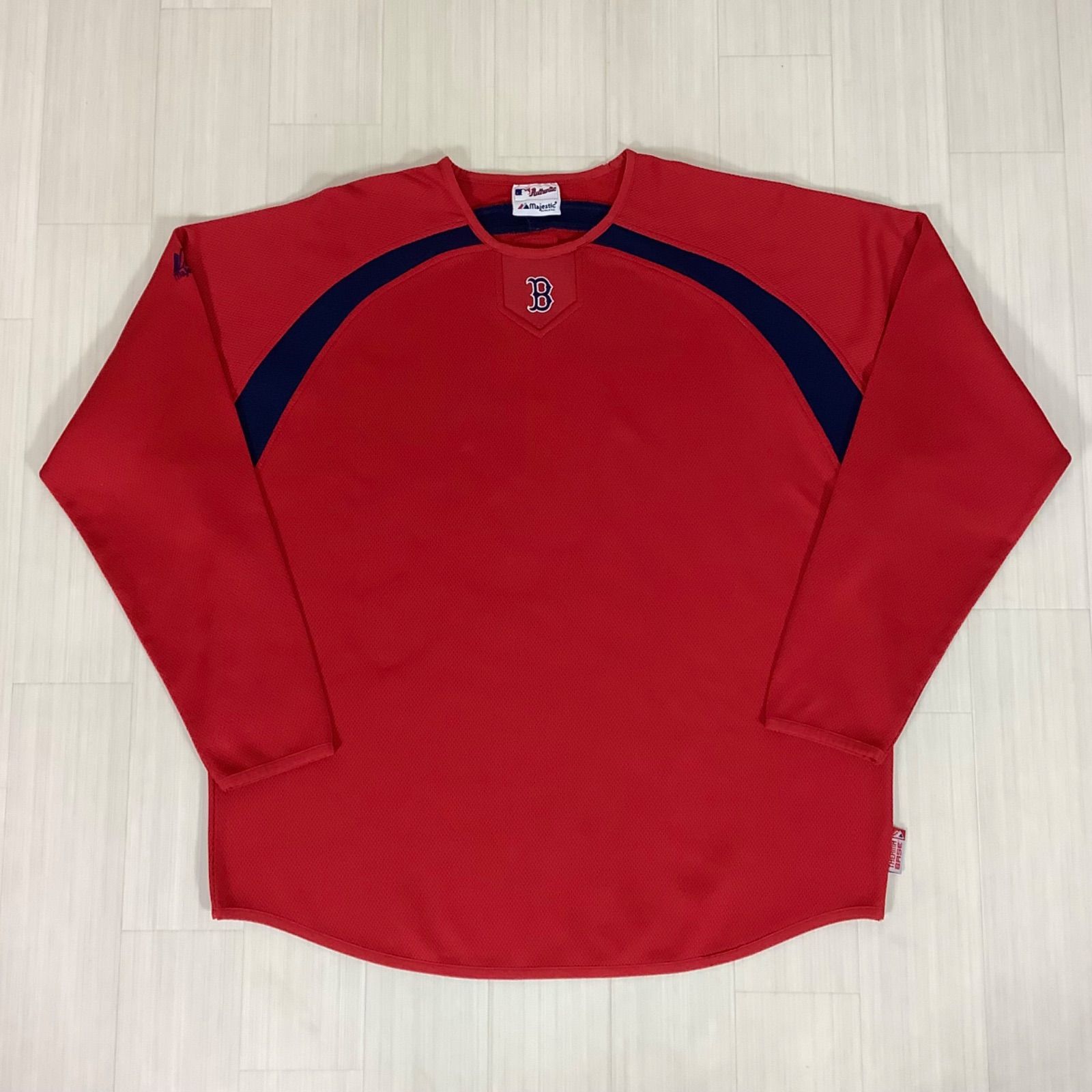 美品】Majestic マジェスティック MLB ボストン・レッドソックス 長袖