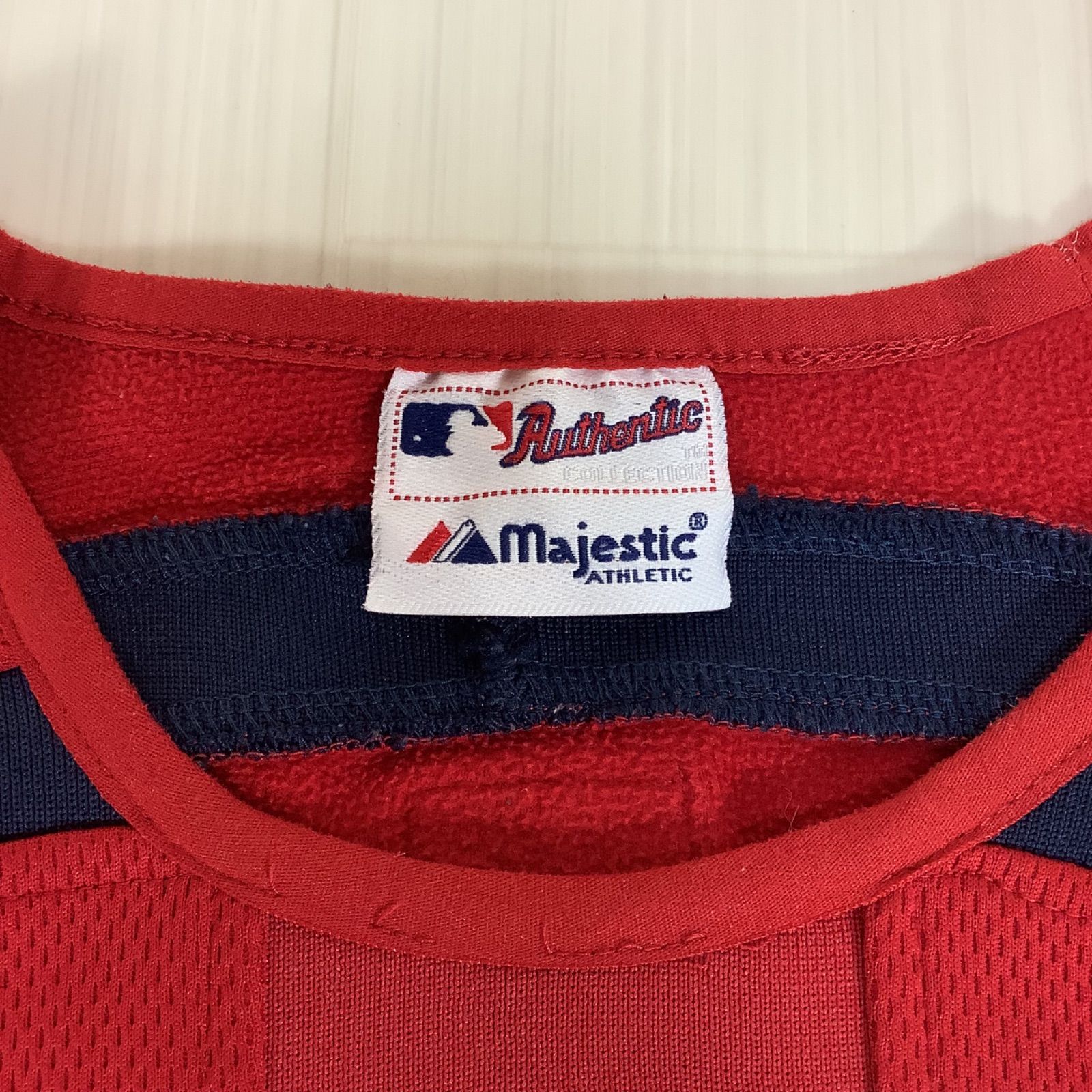 美品】Majestic マジェスティック MLB ボストン・レッドソックス 長袖