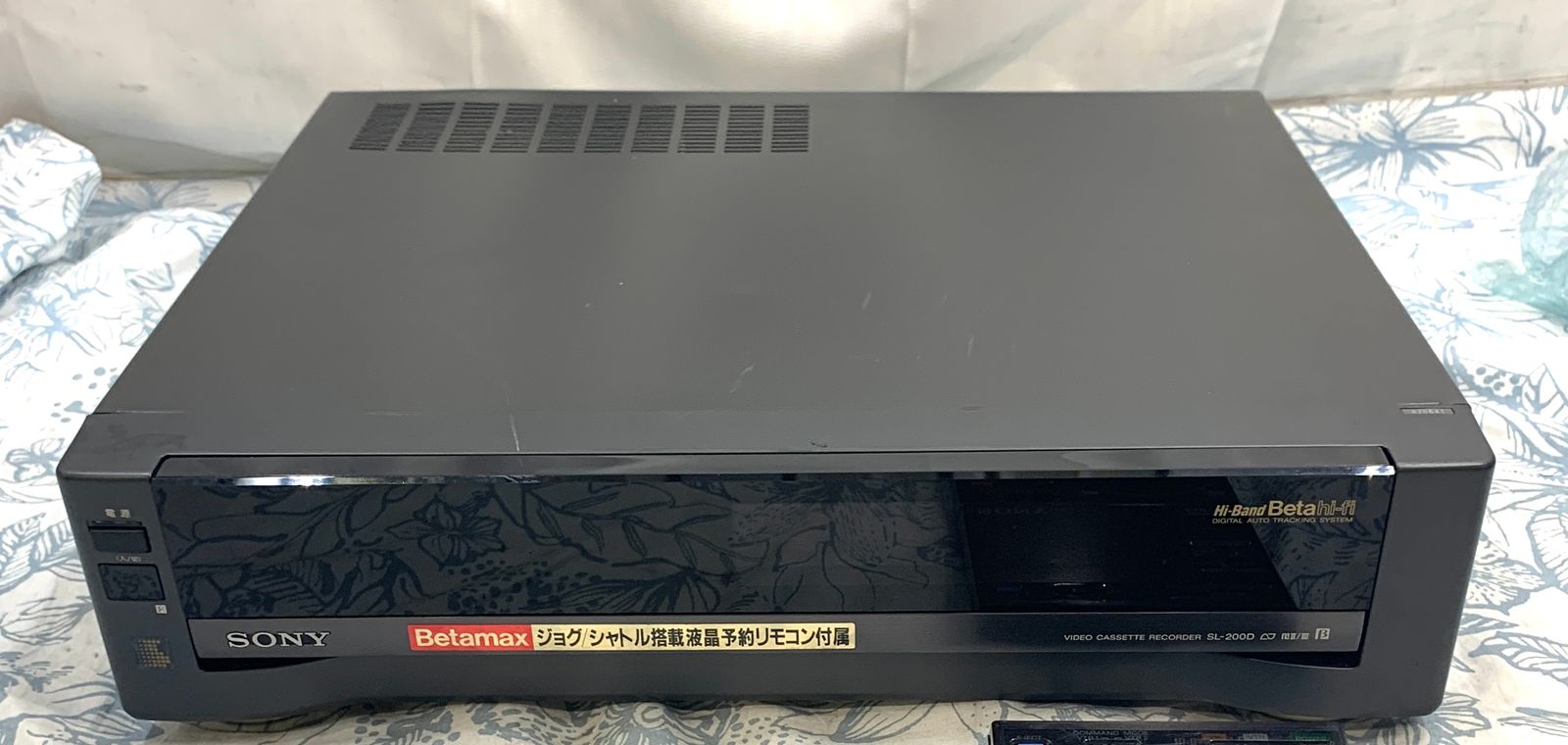 【訳あり品】 SONY Betmax ビデオカセットレコーダー 97年製 SL-200D (本体のみ)