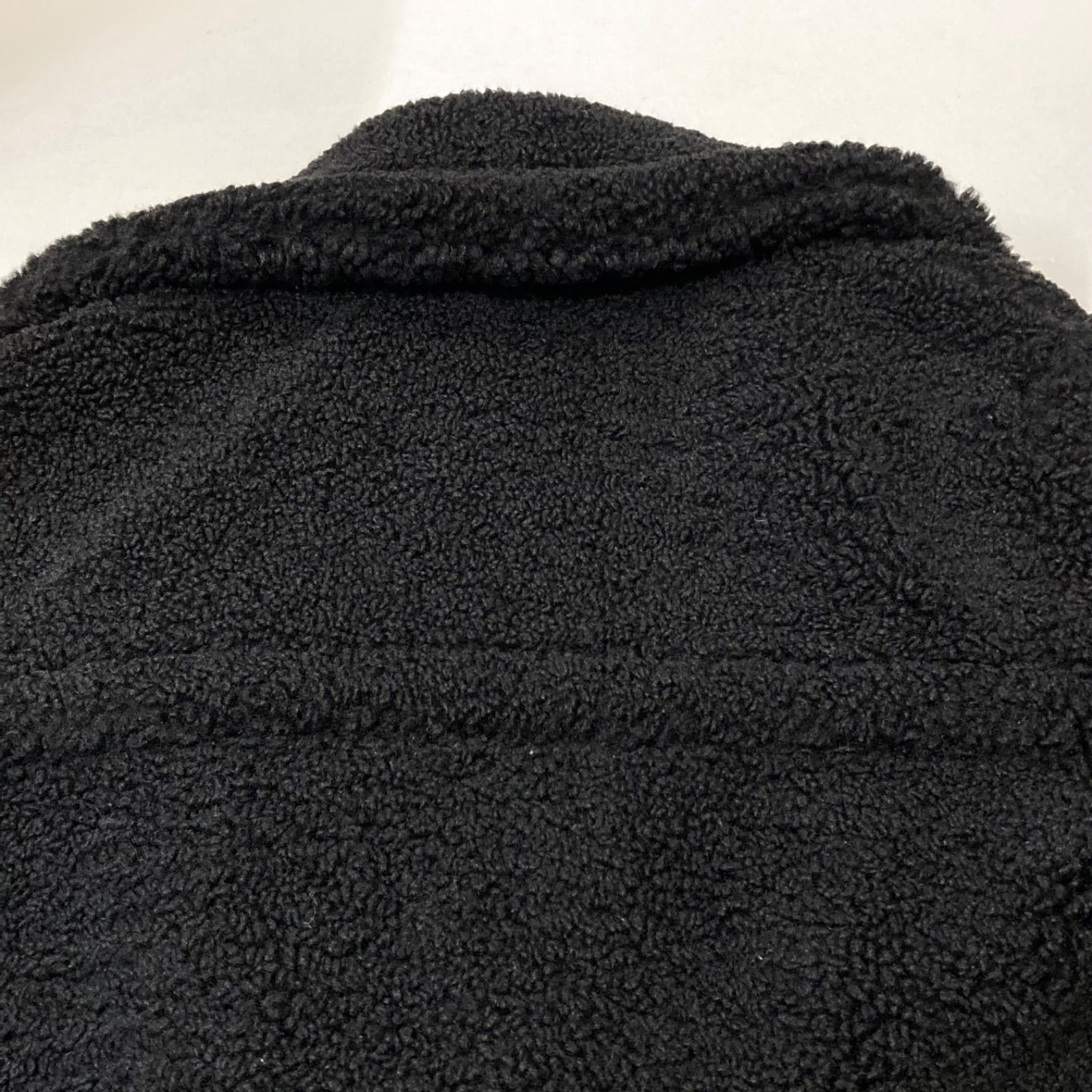 美品 ZARA ザラ ボア ロングコート 黒 ブラック サイズM ダブル 