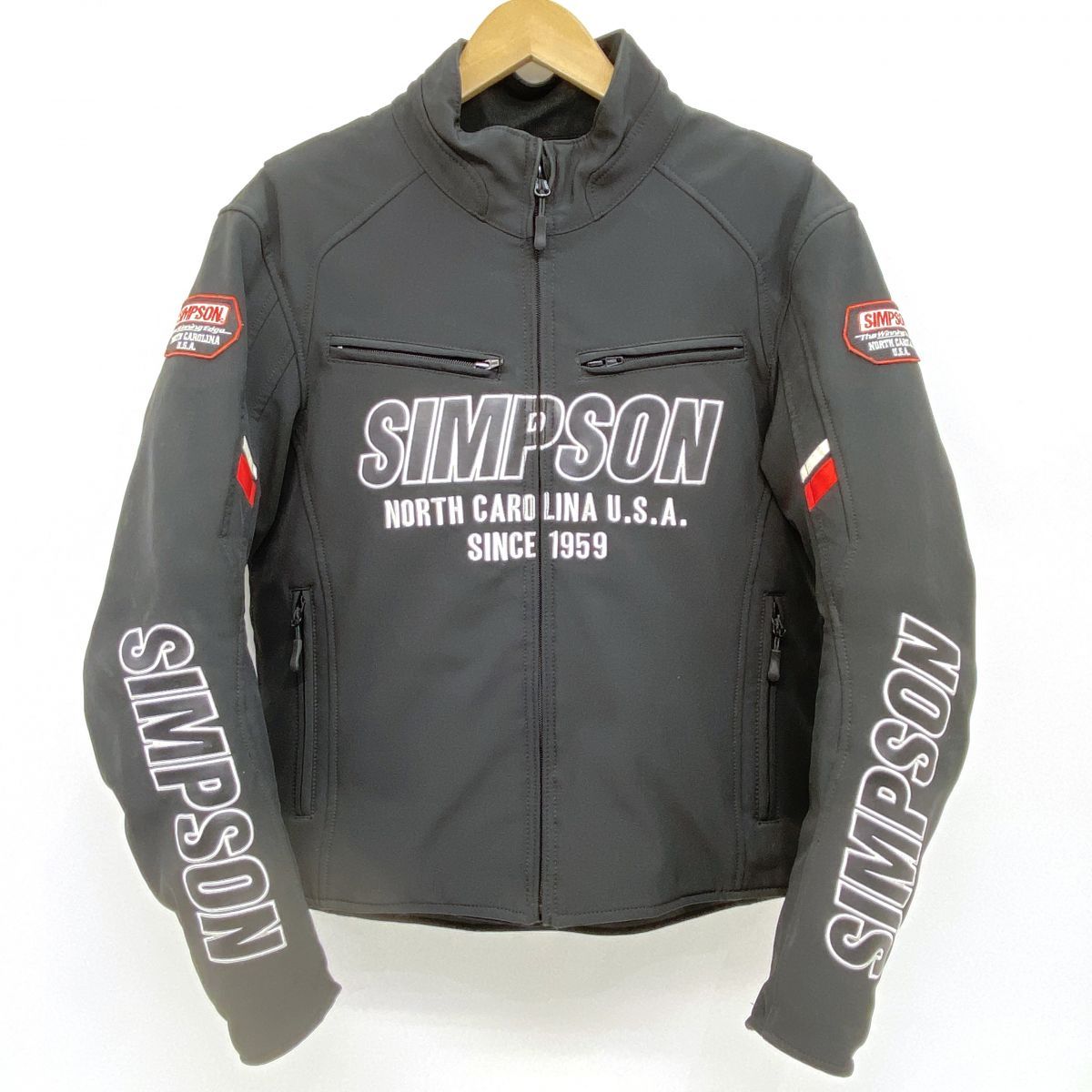 SIMPSON シンプソン ソフトシェルジャケット バイクウェア SJ 8136 Lサイズ インナー付き