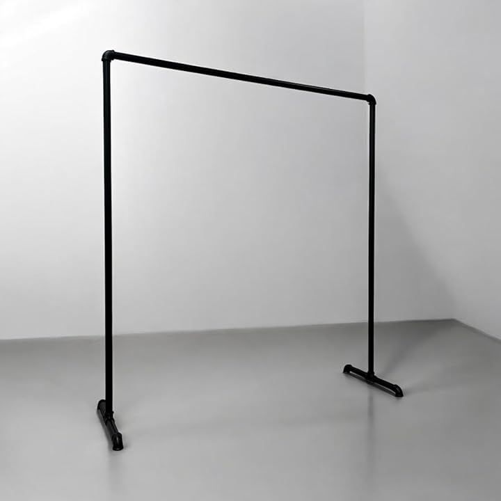 FiDi ハンガーラック ガス管 アイアン 黒 パイプ インダストリアル