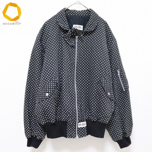 ピンクハウス PINKHOUSE ブルゾン ジャンパー ドット バックロゴ