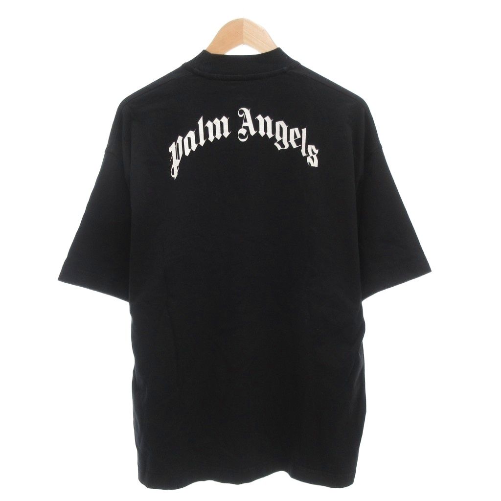 パームエンジェルス PALM ANGELS 美品 BEAR TEE BLACK Tシャツ S 半袖