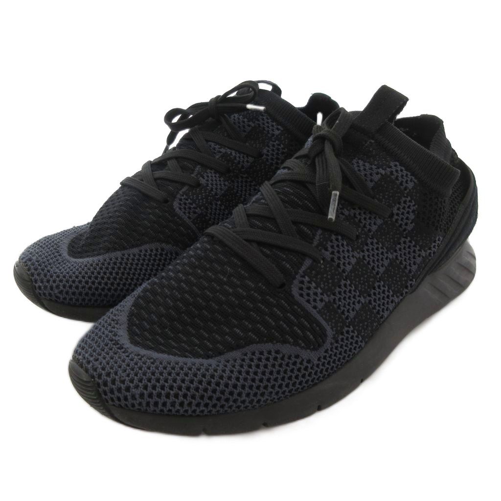 ルイヴィトン LOUIS VUITTON ファストレーンラインスニーカー シューズ ロゴ ローカット 黒 ブラック AE MNK 2