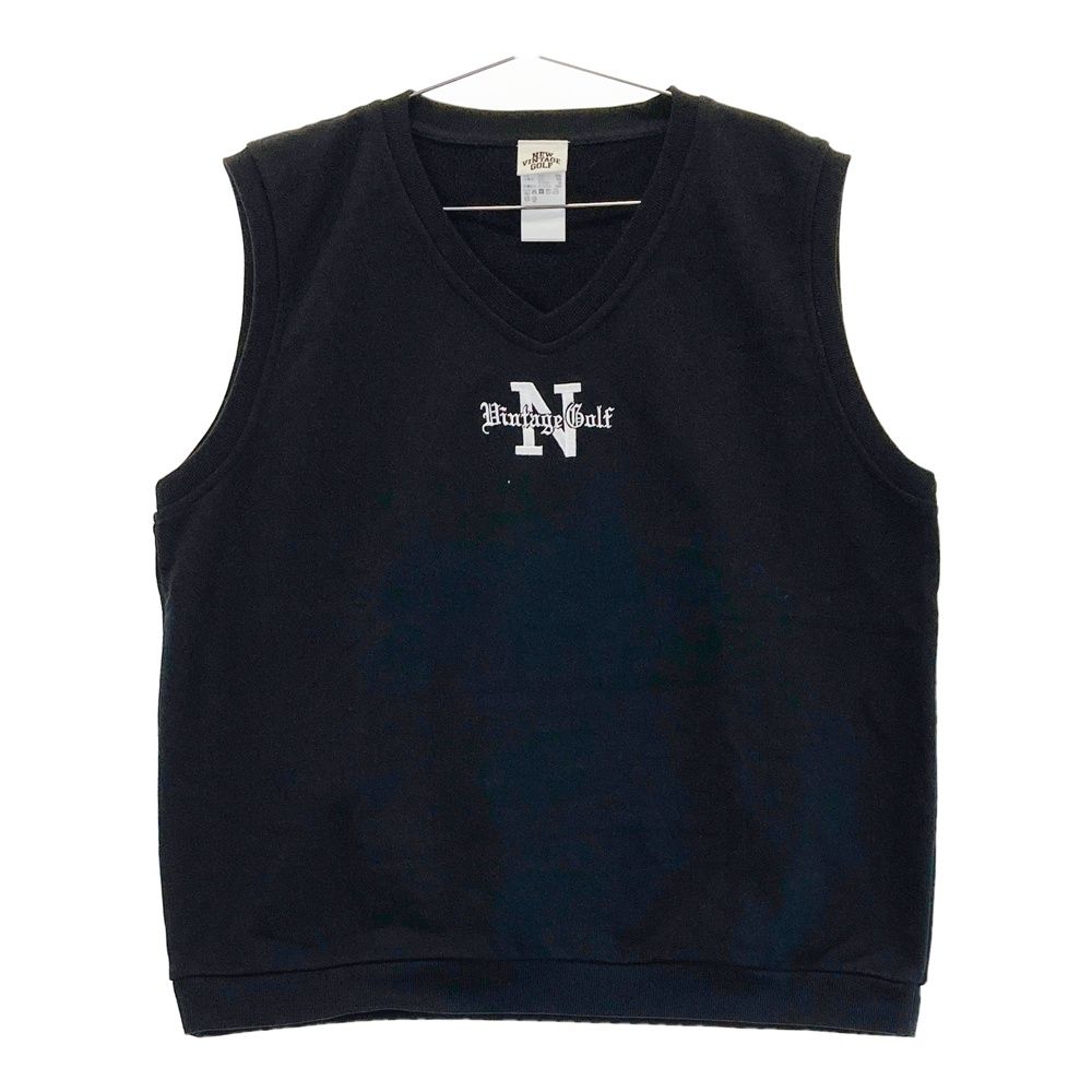 サイズ L NEW VINTAGE GOLF ニュービンテージゴルフ スウェットベスト ブラック系 240101564630 ゴルフウェア メンズ ストスト