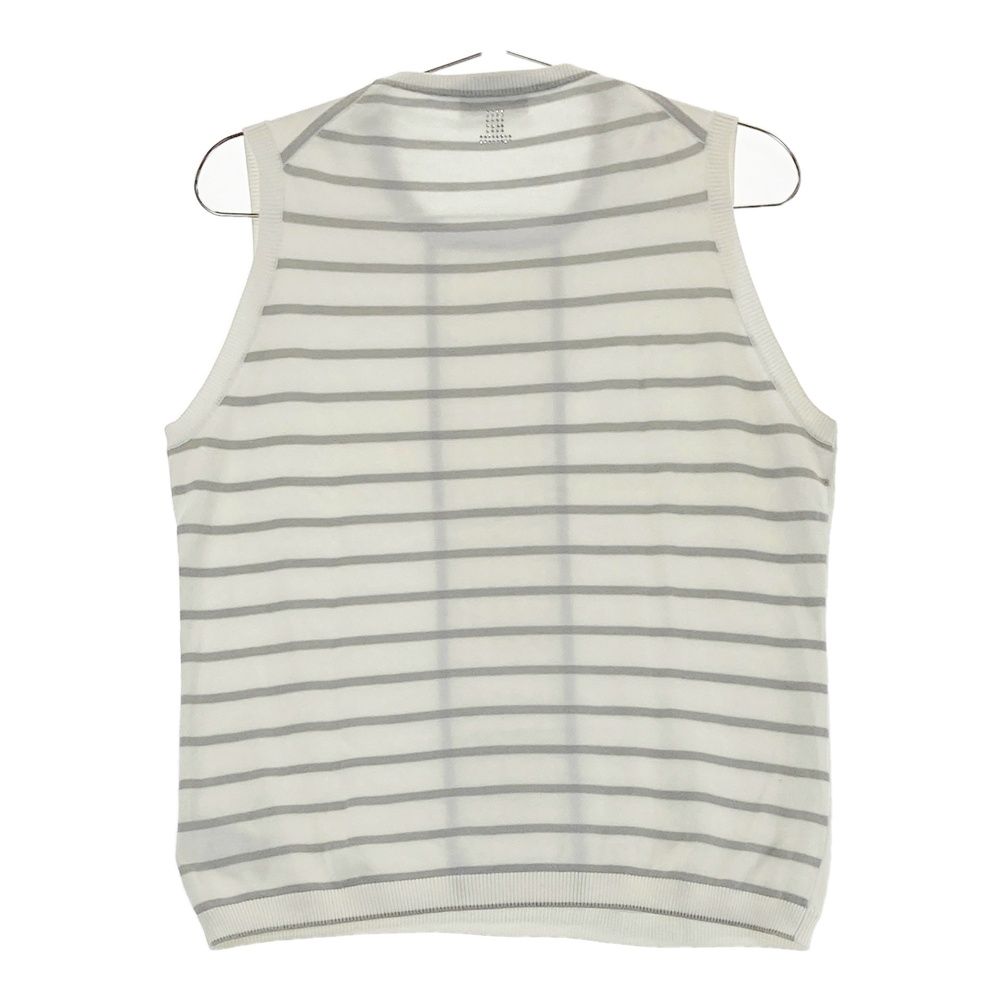 サイズ：40 LANVIN SPORT ランバン スポール ニットベスト ボーダー柄