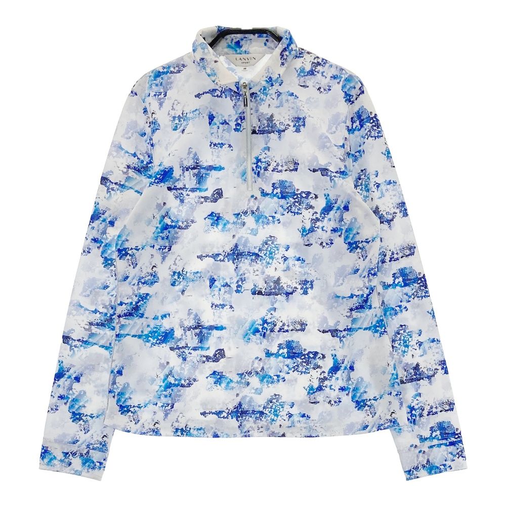 サイズ：38 LANVIN SPORT ランバン スポール ハーフジップ長袖Tシャツ