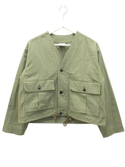 オアスロウ orslow Vネックヘリンボーンツイルジャケット ミリタリー