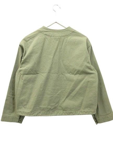 オアスロウ orslow Vネックヘリンボーンツイルジャケット ミリタリー