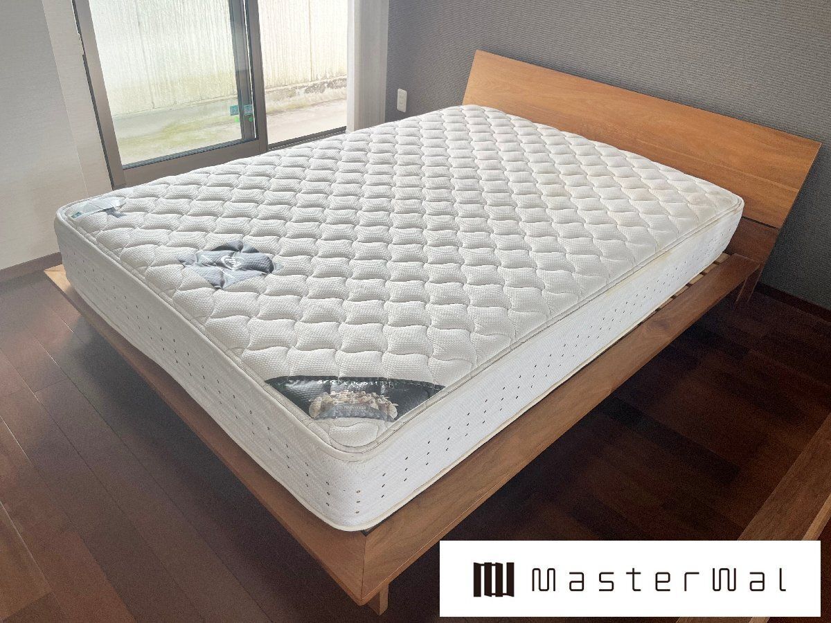 送料込み！【MASTEREAL】ベッドフレーム(セミダブル)高級家具