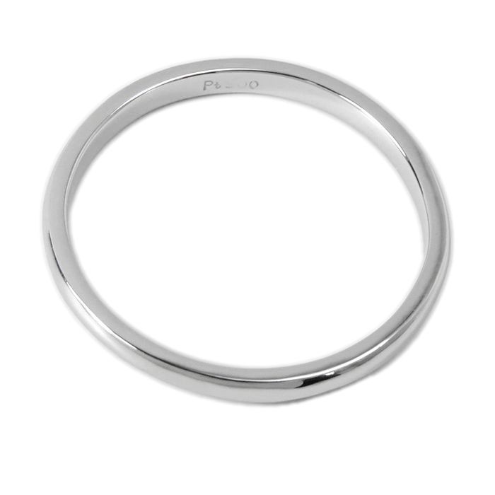 Pt900 リング】プラチナ 20号 約3.4g 指輪 甲丸 細い シンプル