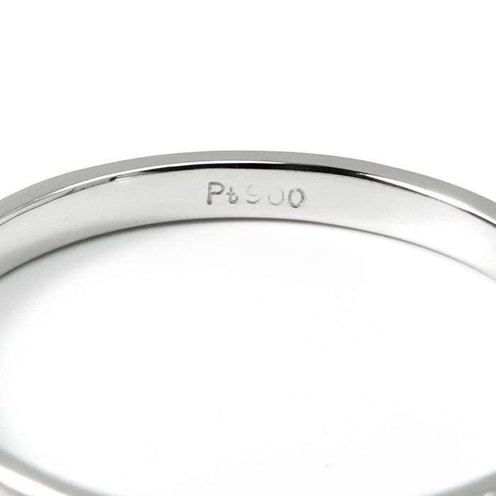 Pt900 リング】プラチナ 20号 約3.4g 指輪 甲丸 細い シンプル