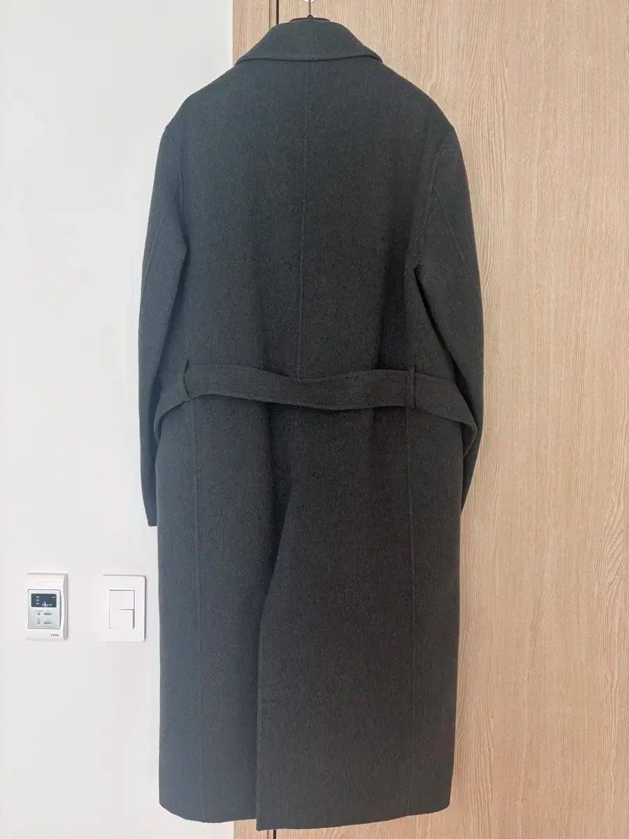 タイムオム カシミアコート チャコール色