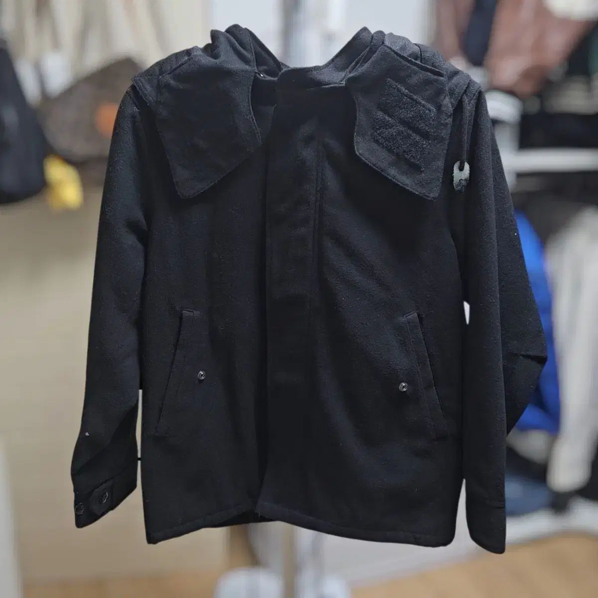 ニコアンド フーディー ハーフ コート