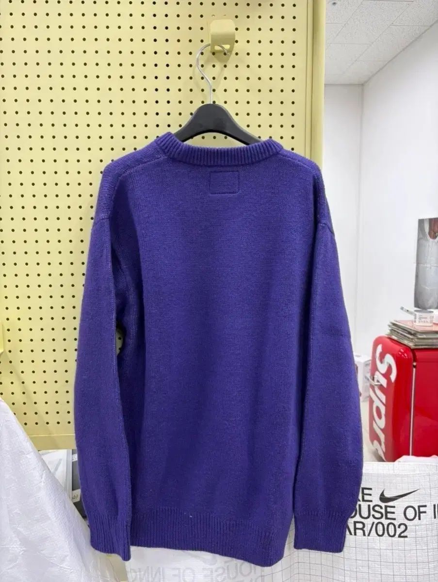ナイキ シュプリーム スウッシュ パープル ニット セーター M WWW_SMP1DAWEKUDUS_SCH_ID
