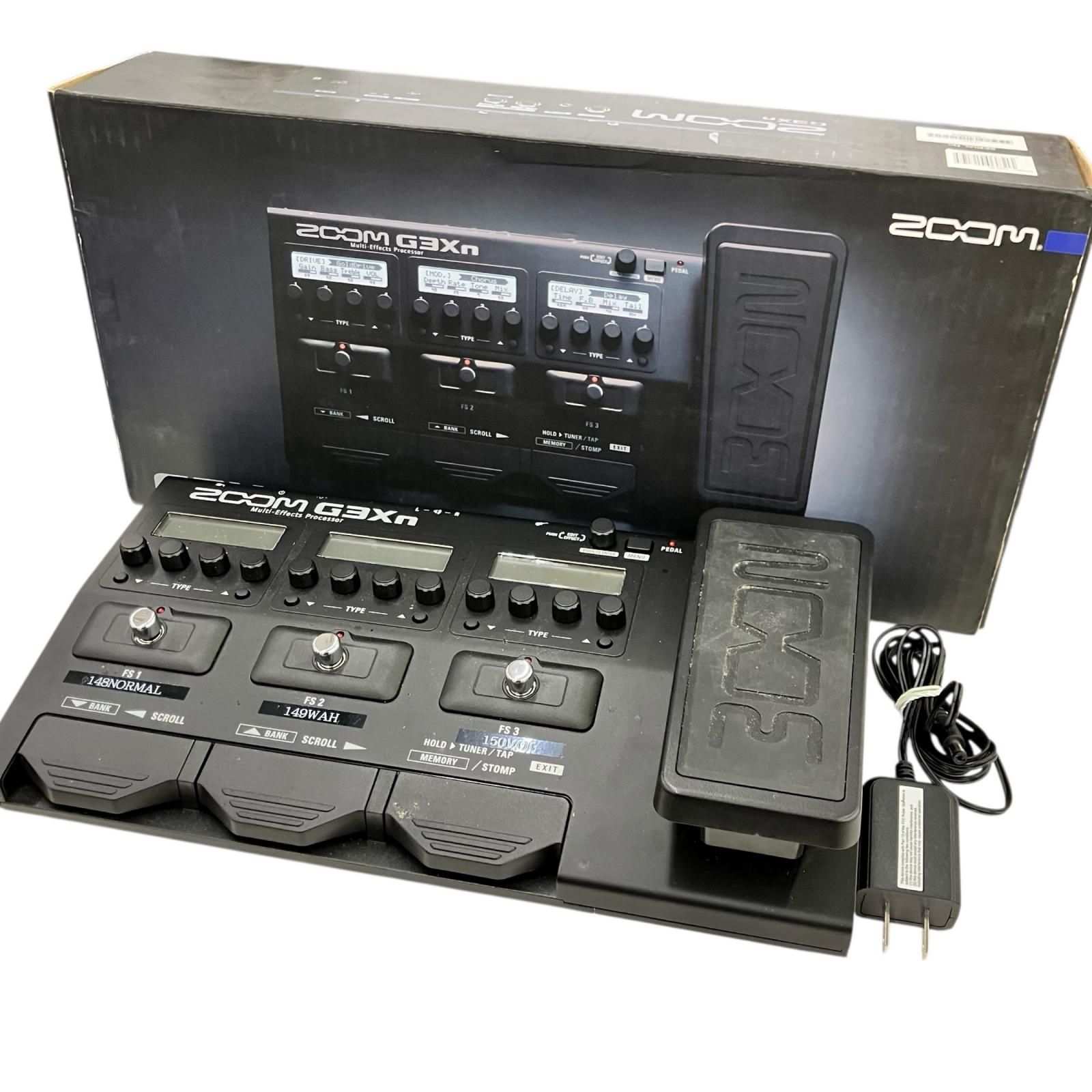 楽器・機材 186000 通電確認のみ ZOOM ズーム マルチエフェクター G3Xn