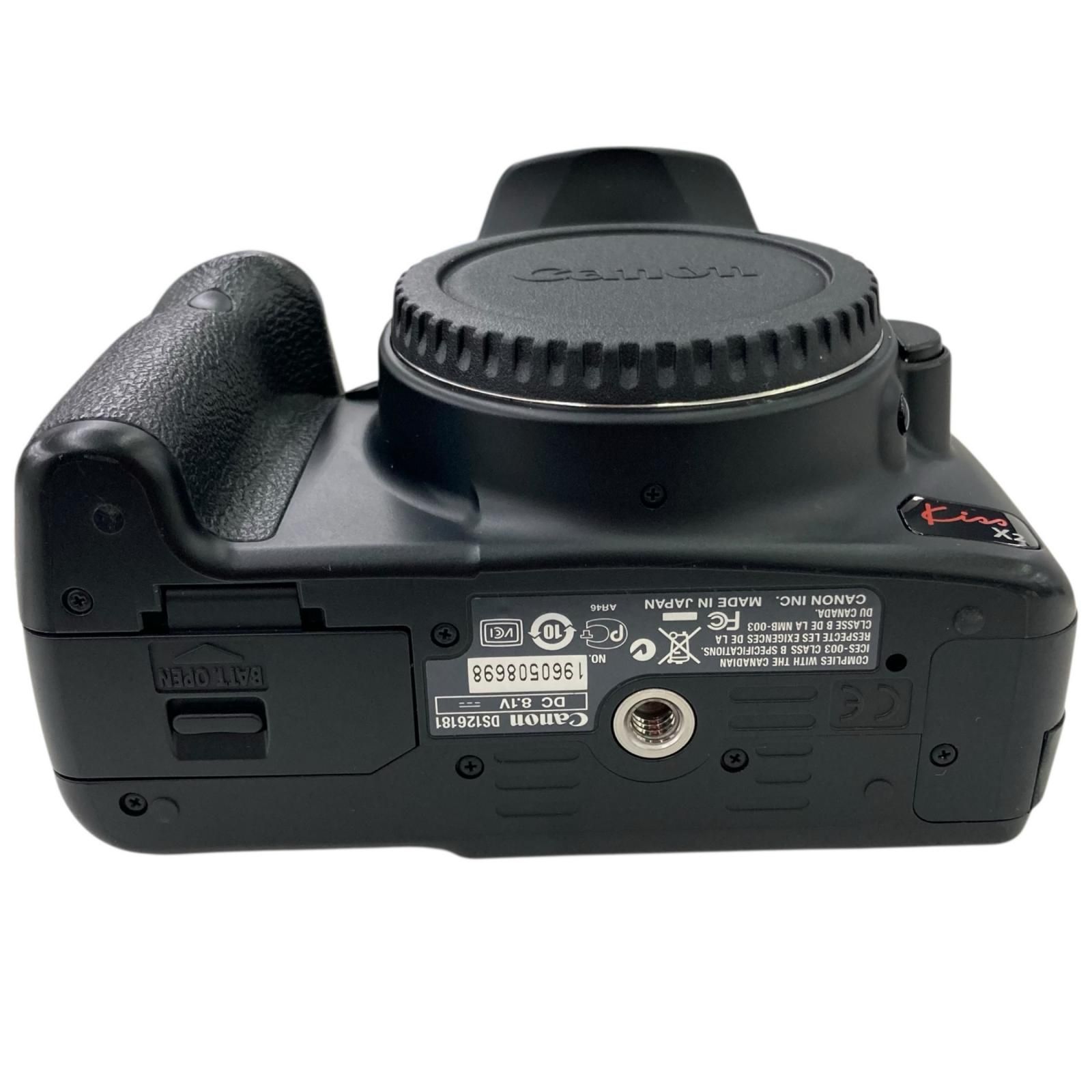 【動作確認済】Canon EOS KissX2 デジタル一眼レフカメラ レンズ付 キヤノン Canon EOS kiss X2 ダブルレンズセット デジタル 一眼レフ