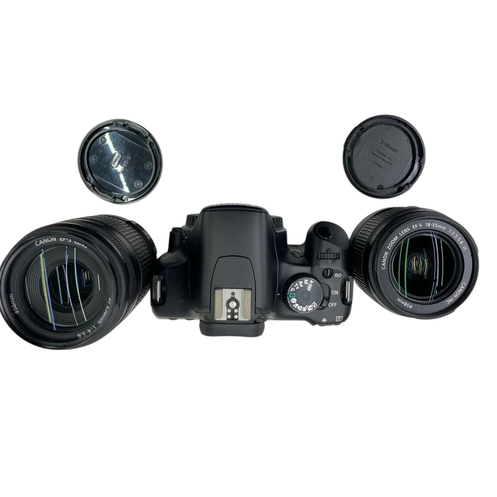 186000 動作未確認 canon キャノン EOS KISS X2 レンズセット デジタル