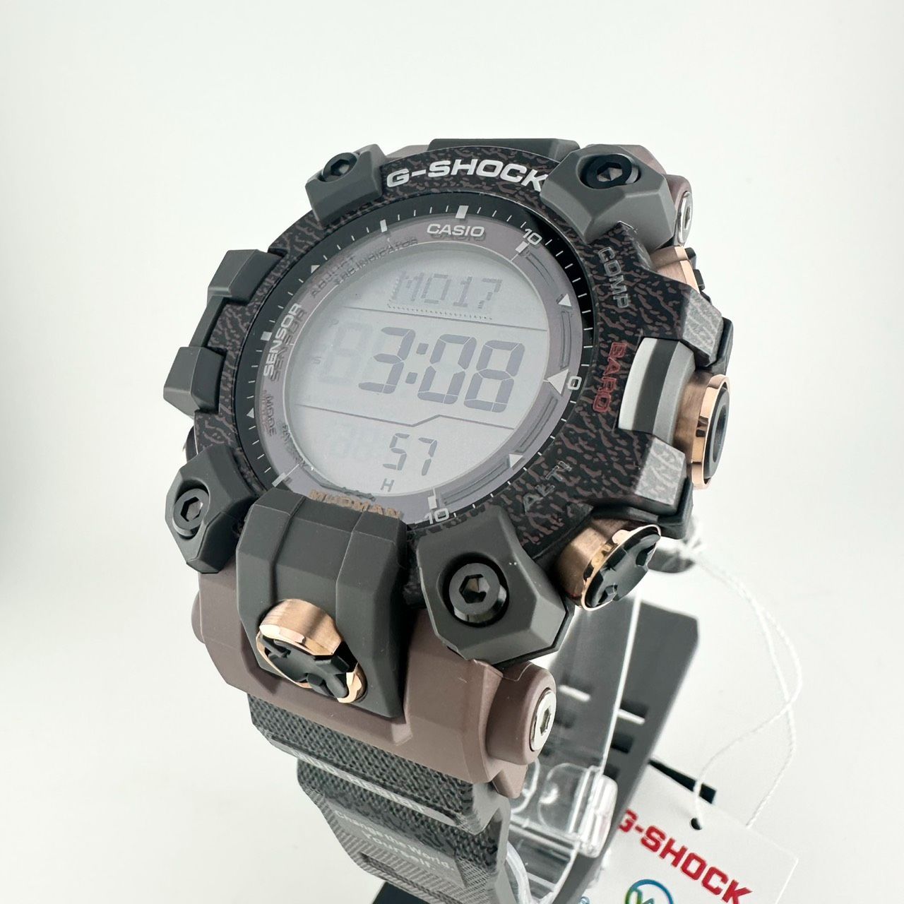 CACIO カシオ 腕時計 G-SHOCK ジーショック Love The Sea and The Earth MUDMAN 電波ソーラー 環境配慮素材採用 GW-9502KJ-8JR メンズ ブラウン