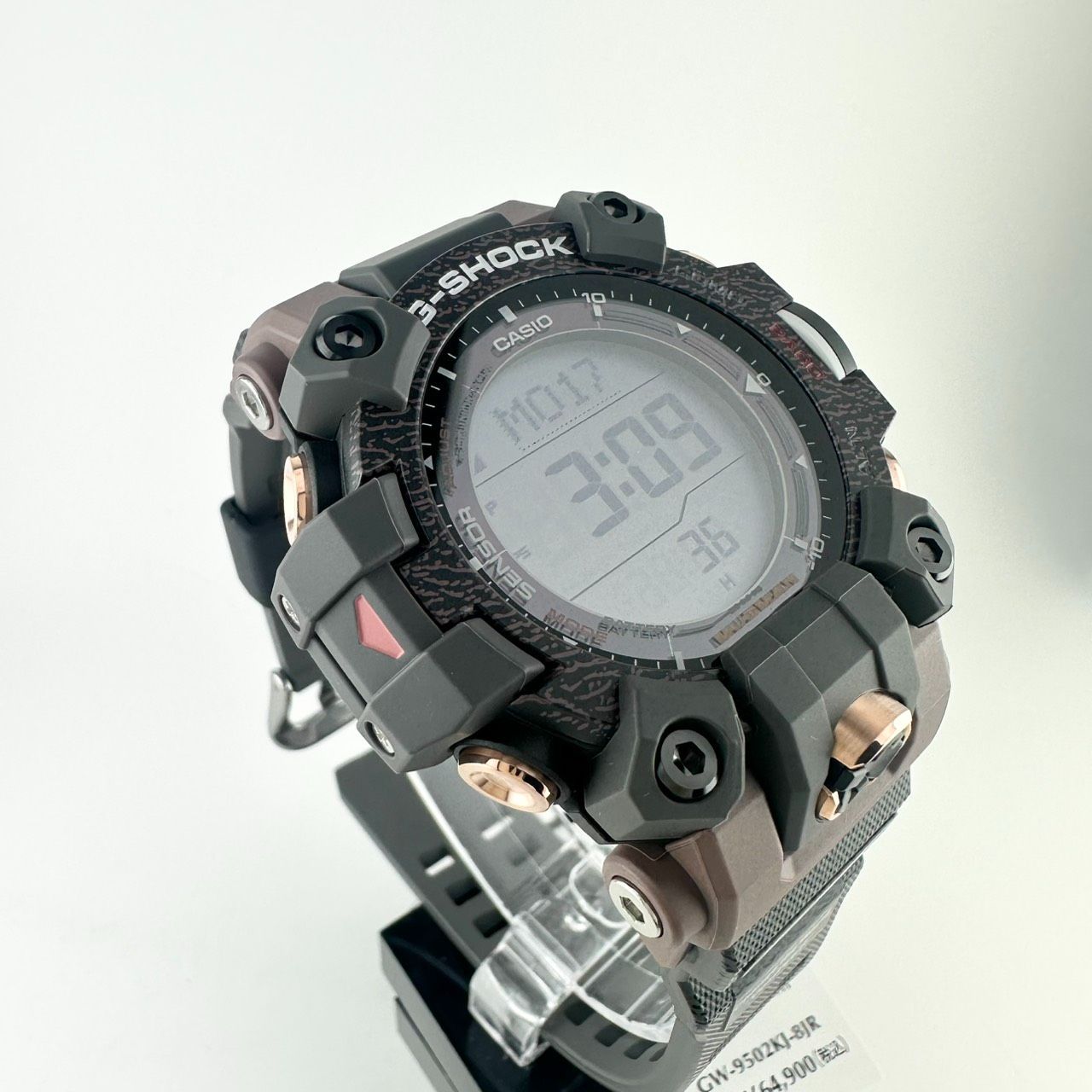 CACIO カシオ 腕時計 G-SHOCK ジーショック Love The Sea and The Earth MUDMAN 電波ソーラー 環境配慮素材採用 GW-9502KJ-8JR メンズ ブラウン