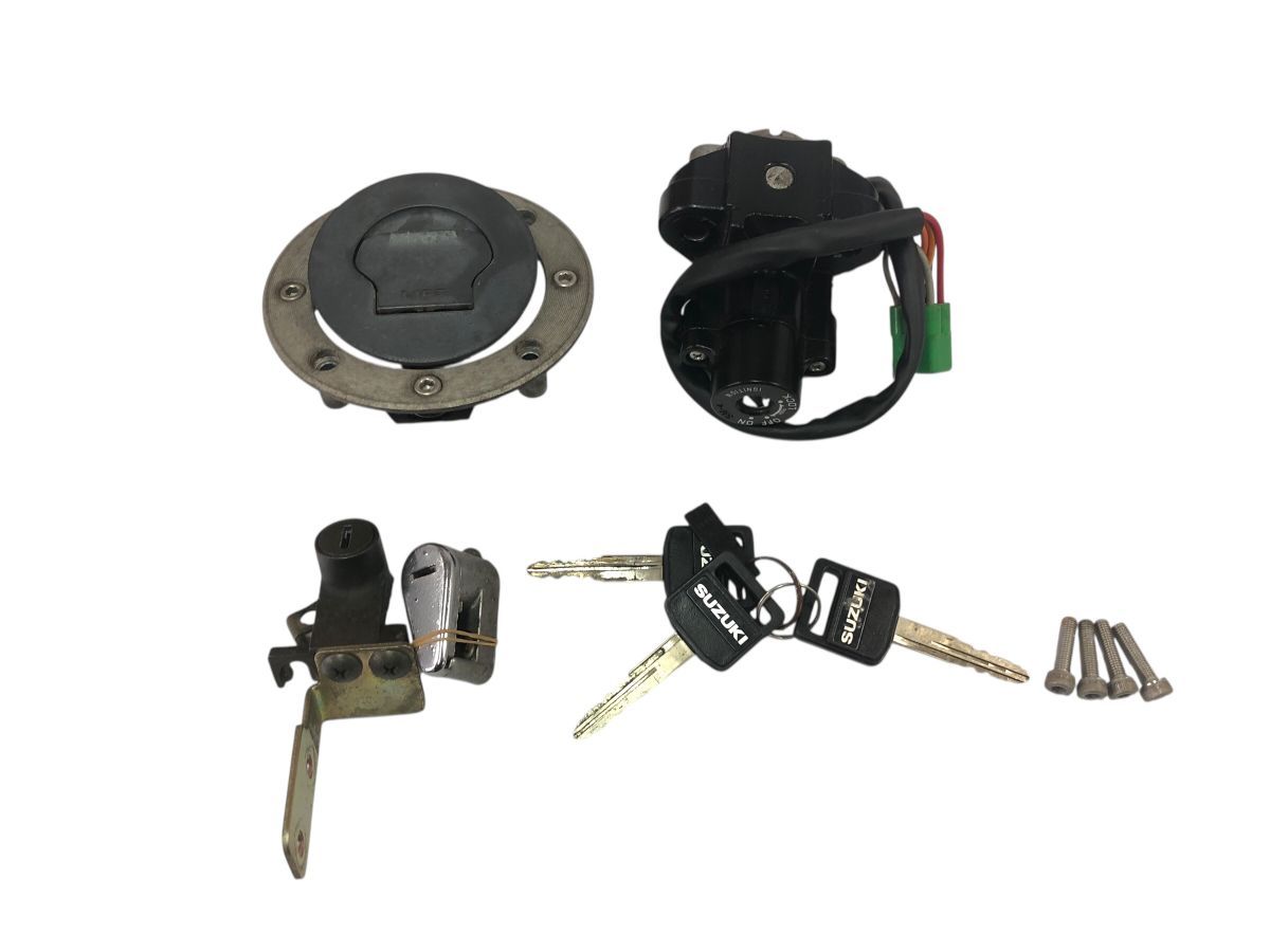SUZUKI バンディット400V GK7AA 後期 キーセット シリンダー キャップ