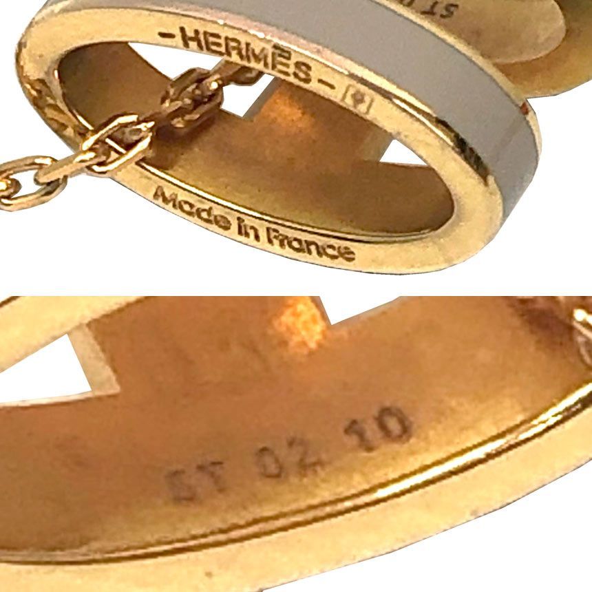 HERMES エルメス H型 チェーン ネックレス ポップアッシュ ネックレス