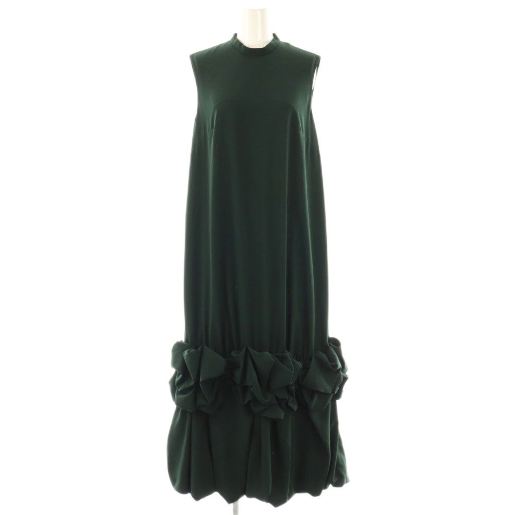 エンフォルド ENFOLD 25AW BALLOON-FRILL TANK-TOPS DRESS ワンピース