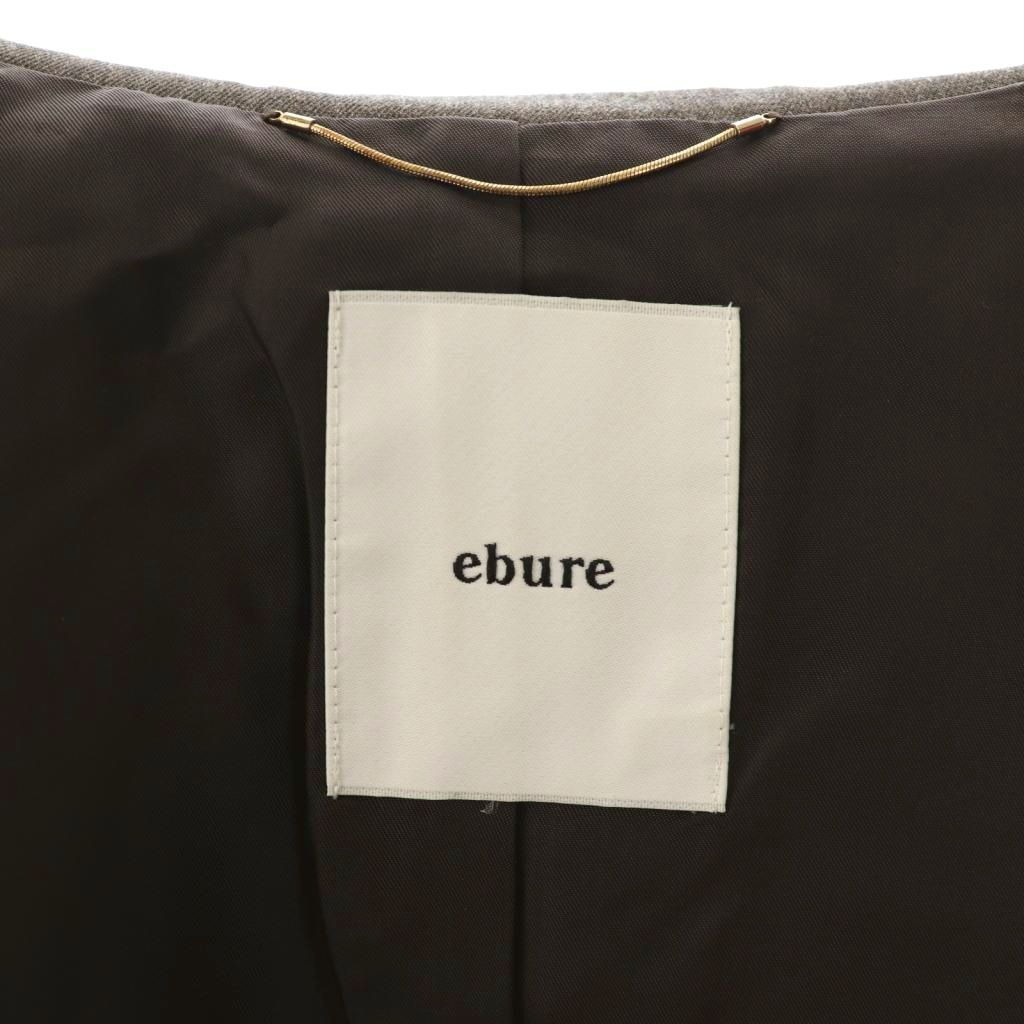 エブール ebure ファインライトウールアンコンジャケット テーラード
