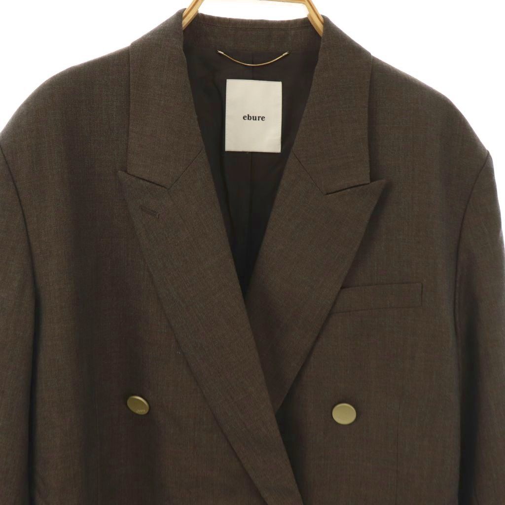 エブール ebure ファインライトウールアンコンジャケット テーラード