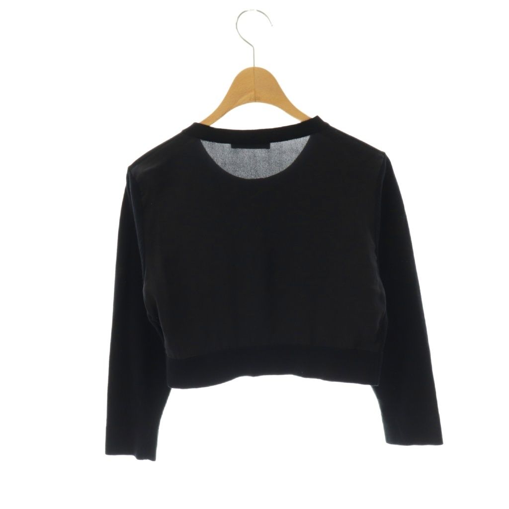 ヨーコチャン YOKO CHAN レーヨンストレッチクロップドニット