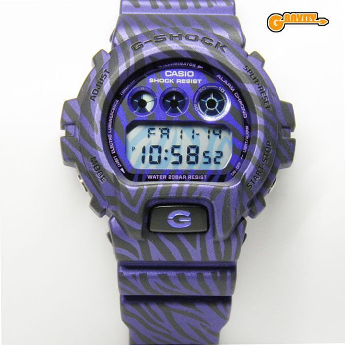 CASIO カシオ G-SHOCK ジーショック Gショック DW-6900ZB-2JF ゼブラ カモフラージュ シリーズ パープル 迷彩 ZEBRA CAMO