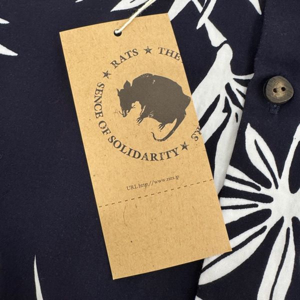 未使用】RATS/ラッツ【25SS】ALOHA S/S SHIRT/アロハ 半袖シャツ