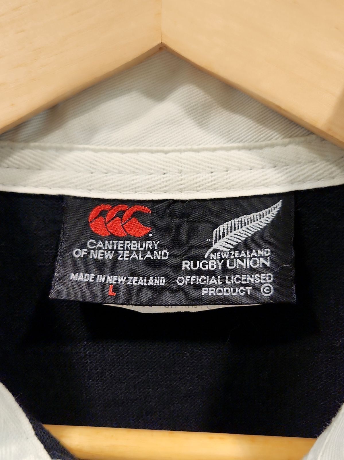 CANTERBURY カンタベリー ALL BLACKS オールブラックス ラガーシャツ