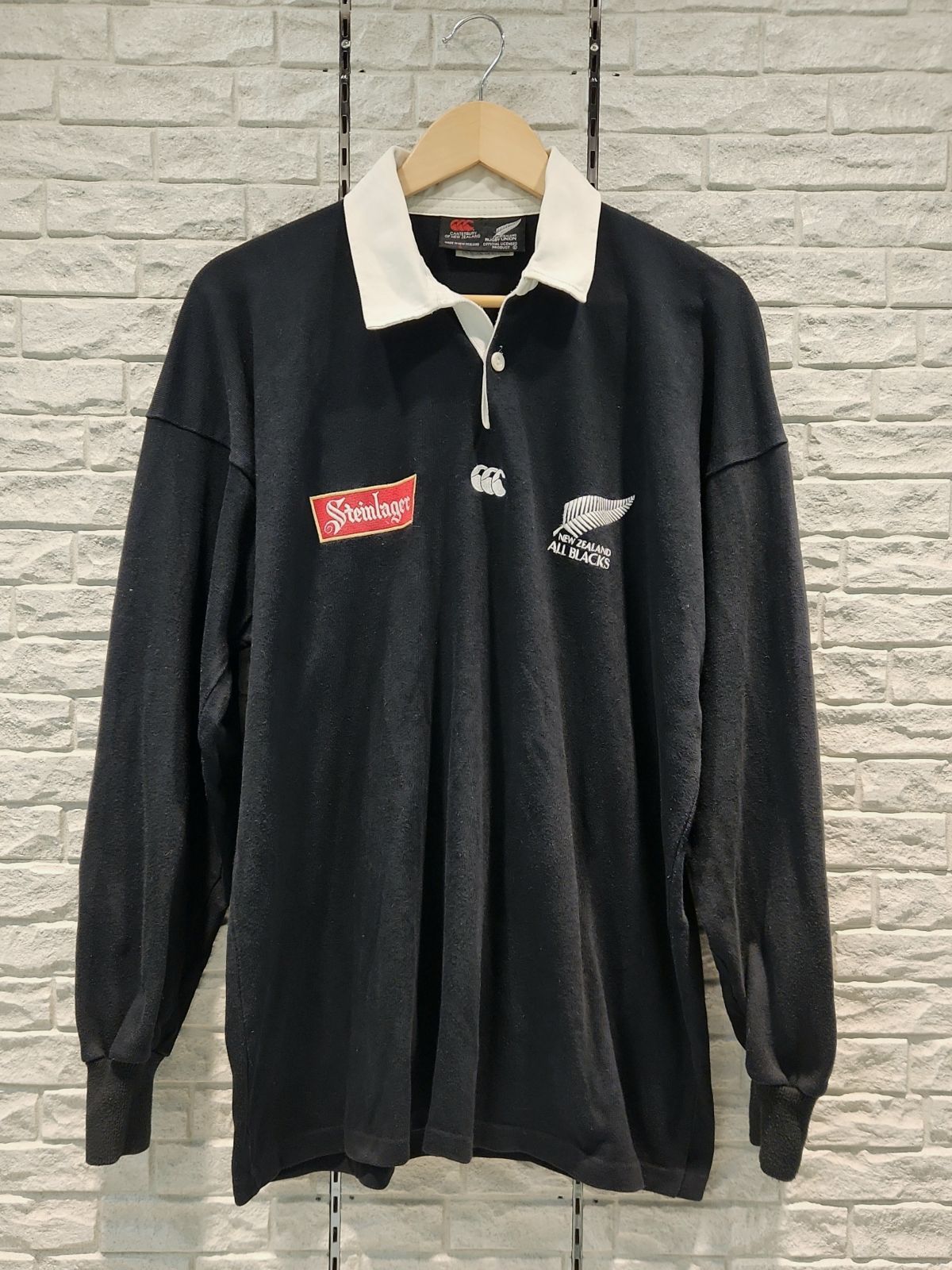 CANTERBURY カンタベリー ALL BLACKS オールブラックス ラガーシャツ