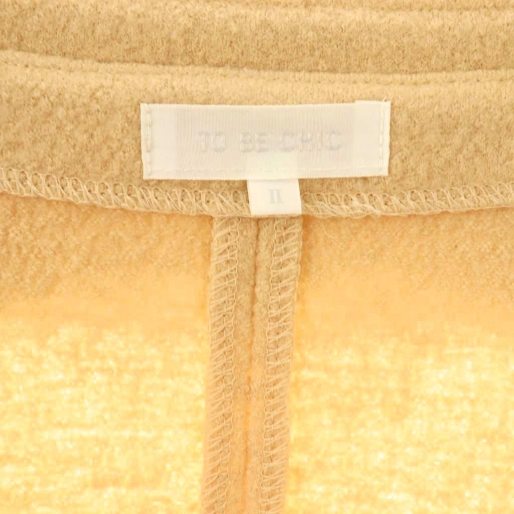 トゥービーシック TO BE CHIC フリルニットドッキングコート ロング