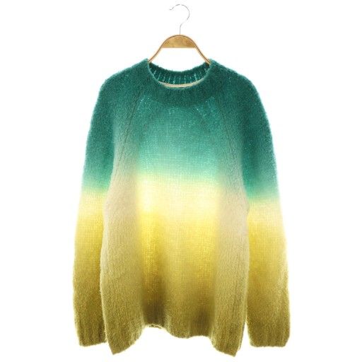 サカイ sacai Tie Dye Knit Pullover ニット セーター 長袖 2 グリーン
