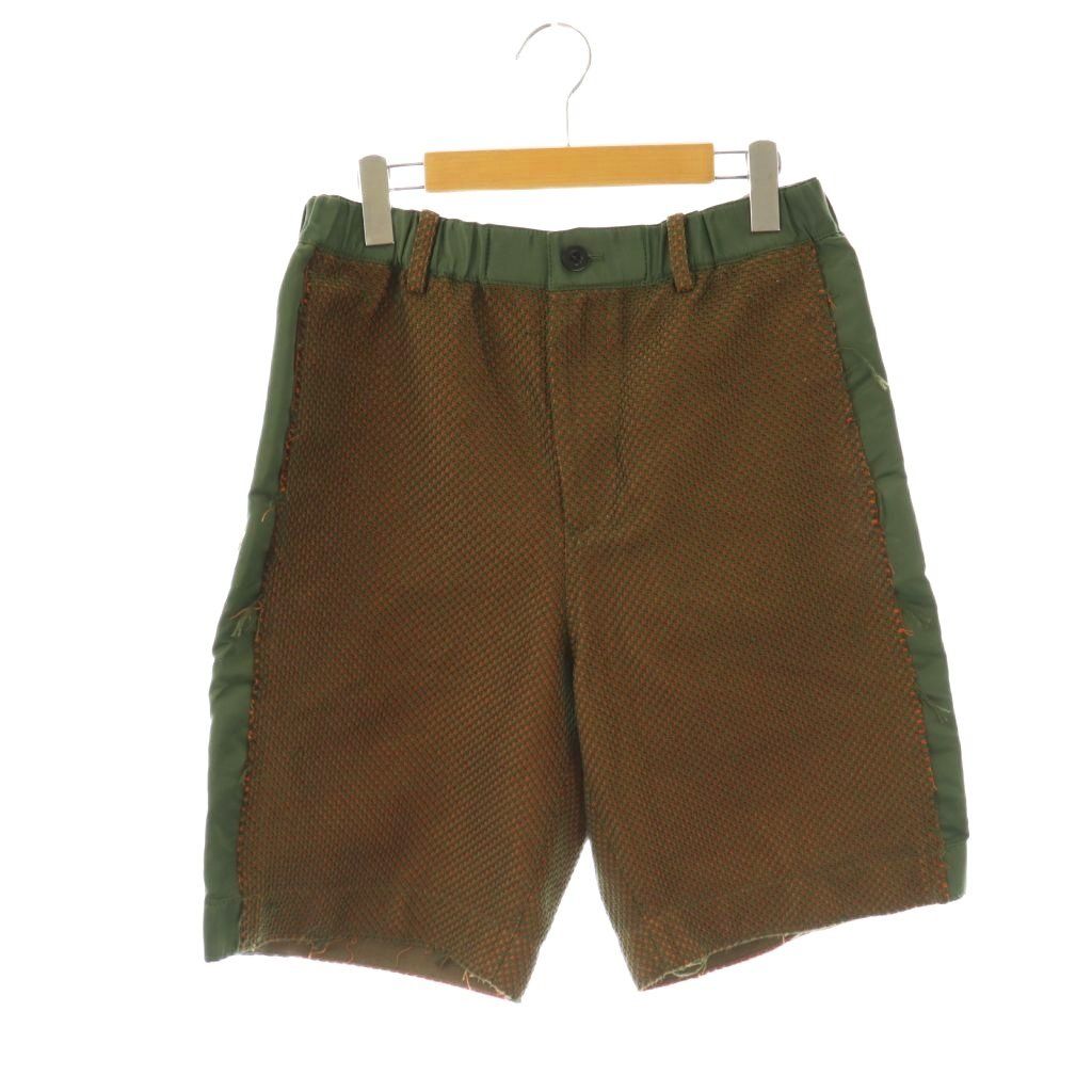 Sacai ハーフパンツ サカイ sacai ドッキングショートパンツ ハーフパンツ ジッパーフライ