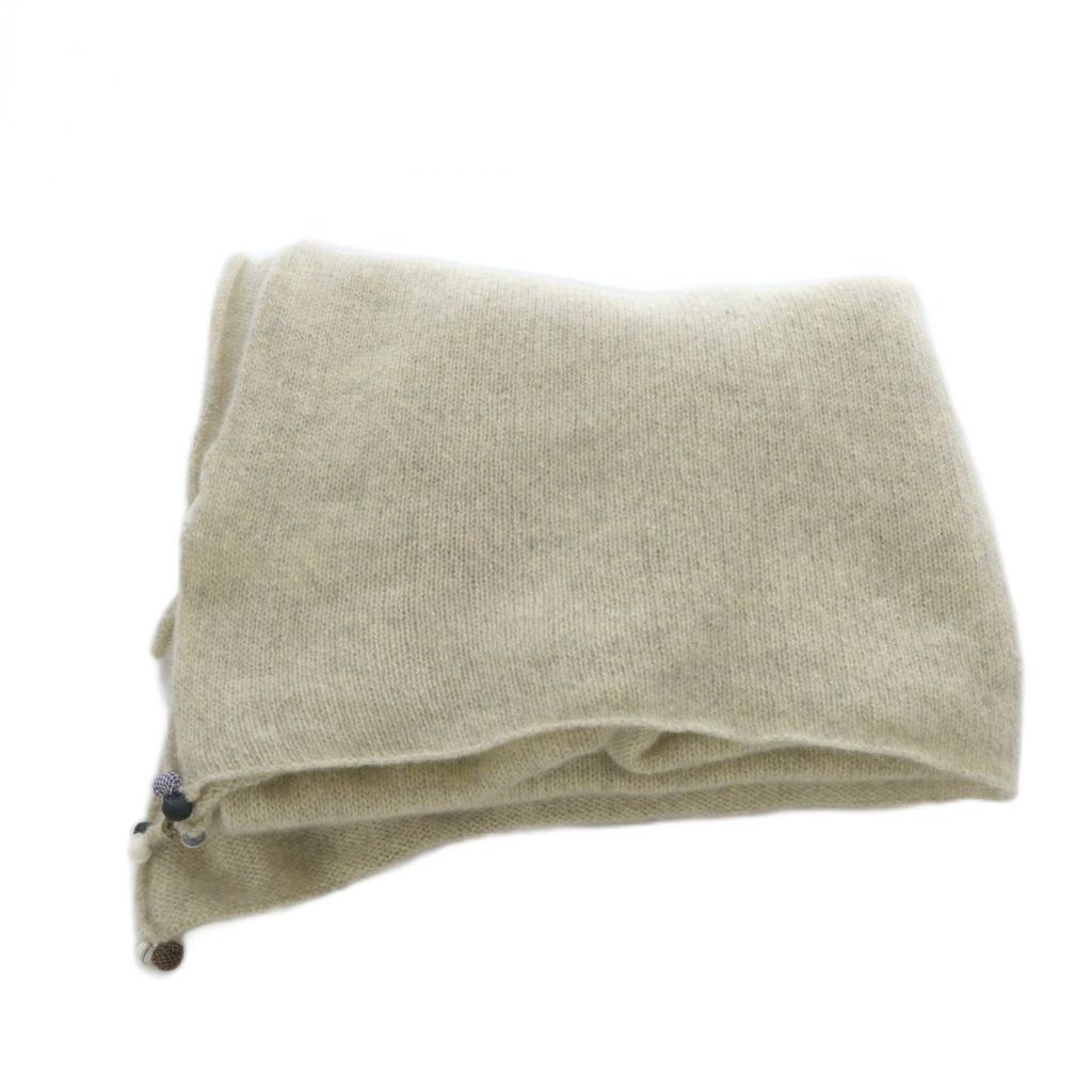  エヴァムエヴァ evam eva ストール マフラー カシミヤ ライトカーキ YO 12 ストール ショール 小物