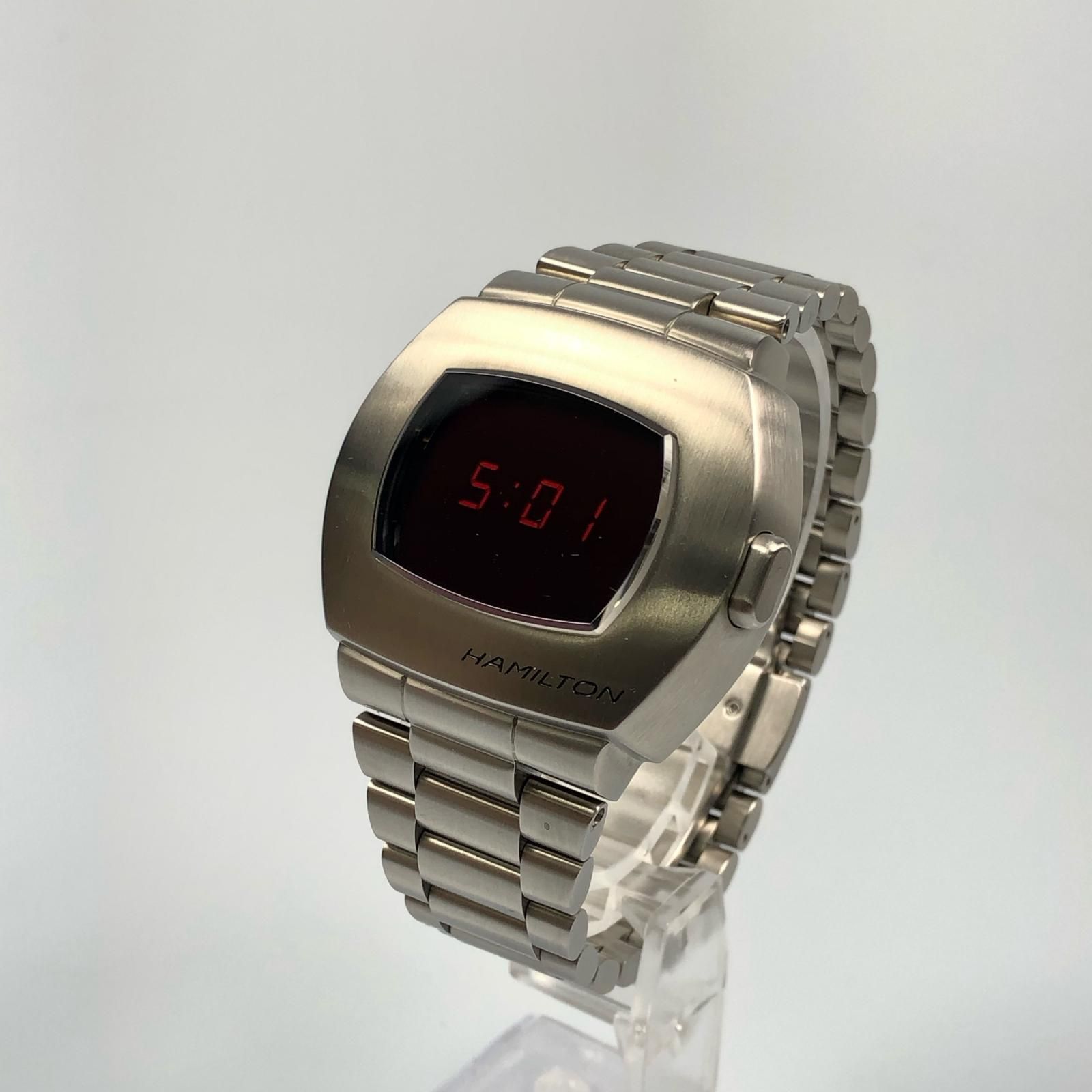 姫路東店 HAMILTON ハミルトン 腕時計 PSR Digital Quartz H52414130 復刻モデル シルバー 131
