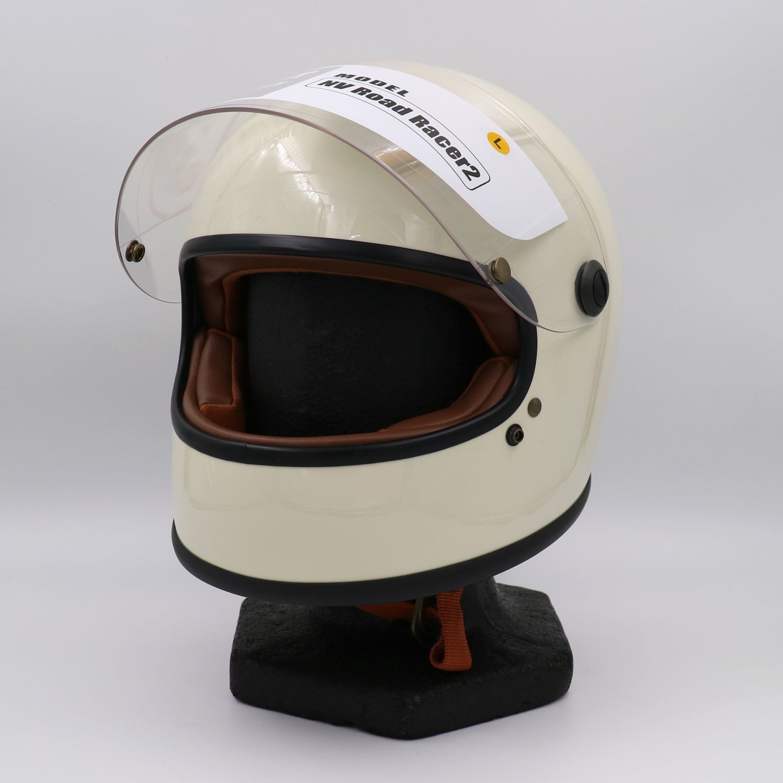 ZEALOT NVロードレーサー2 CARBON HYBRID WHITE/BROWN Lサイズ NVC0016