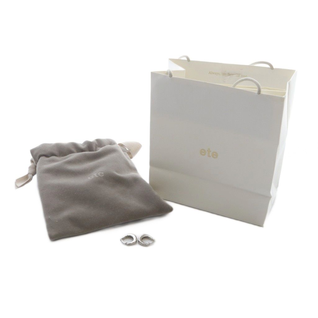 Ete シルバー925 フープピアス エテ ete フープピアス 925 シルバー - メルカリ