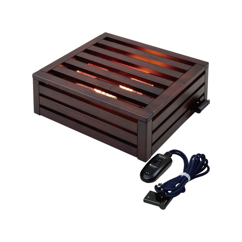 メーカー METRO メトロ 掘りごたつヒーター MH 605 RE DB 遠赤外線 石英管ヒーター 無段階温度調整 安全装置付き