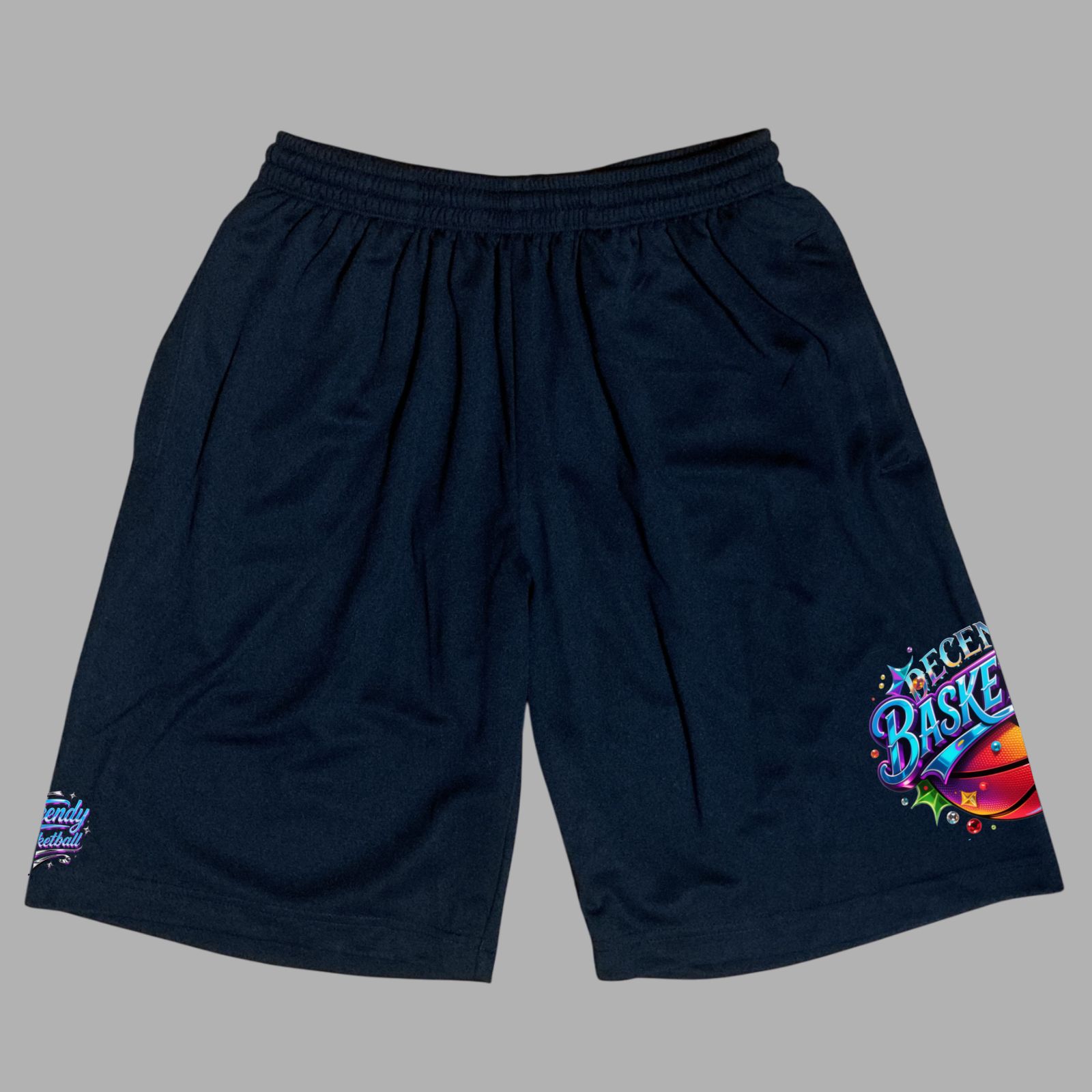 新品 バスパン ブラック バスケ パンツ ハーフパンツ ドライ