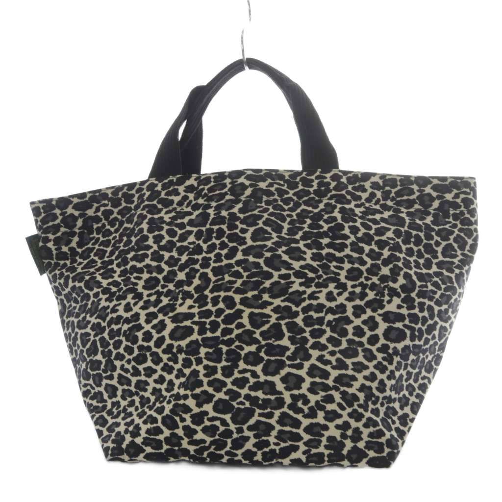 エルベシャプリエ Herve Chapelier 2925F ナイロン舟形トートL ヒョウ柄 バッグ ハンドバッグ パンサーブラン YO10