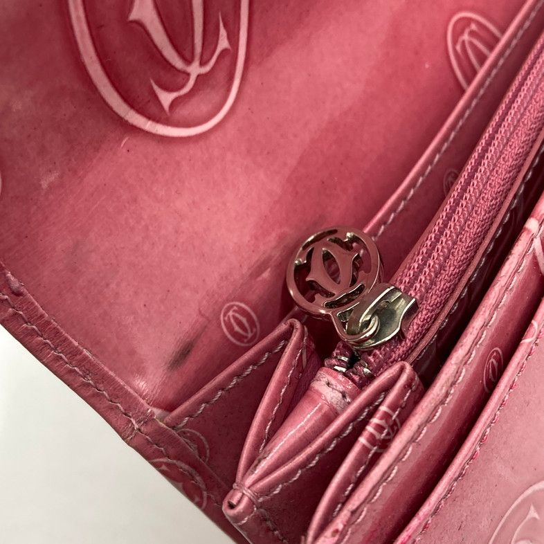 中古品CARTIER カルティエ ハッピーバースデー 長財布 二つ折り 中古品CARTIER カルティエ ハッピーバースデー 長財布 二つ折り